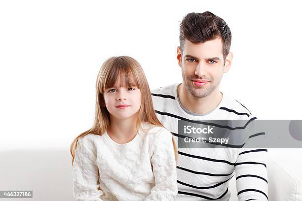 Father And Daughter Stock Photo - Download Image Now - 20-29 Years, 2015, 30-39 Years