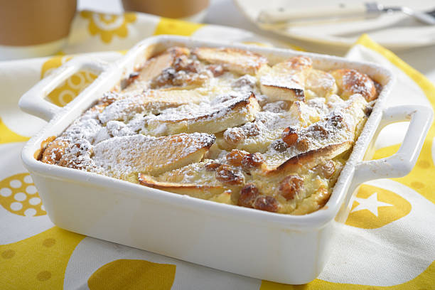 apfel-clafoutis - clafoutis stock-fotos und bilder