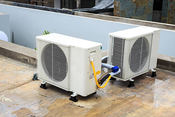 istock Air conditioner on the roof 466329020