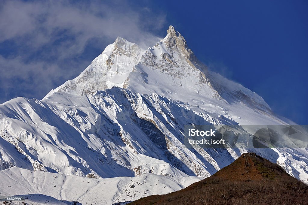 Manaslu. Everest circuito. Nepal motivazioni. - Foto stock royalty-free di Ama Dablam