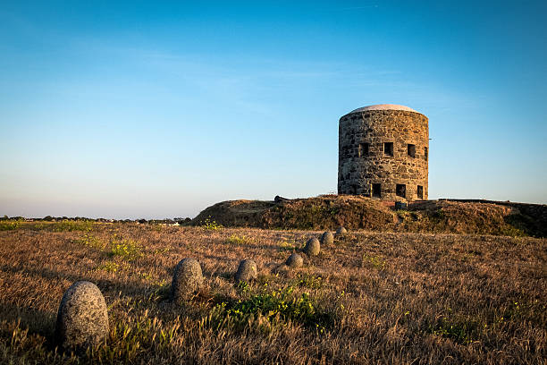 La Rousse Tower at Le Grand Havre, Guernsey, Channel Islands