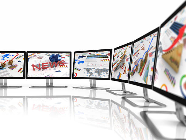 istock PC monitor with business chart 466330967