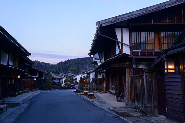 istock Tsumago-juku in Kiso, Nagano, Japan 466331184