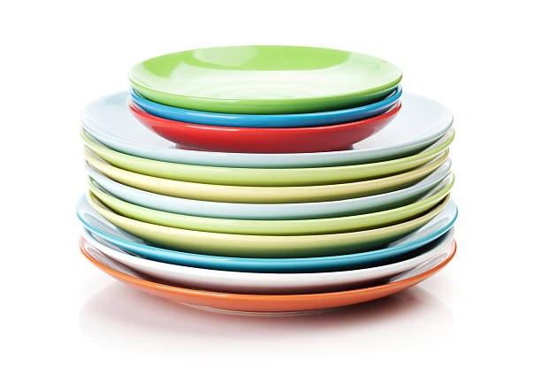 istock Colorful plates and saucers 466331255
