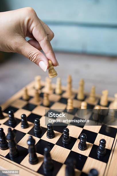 Chess Competition Stock Photo - Download Image Now - 2015, Activity, Aggression