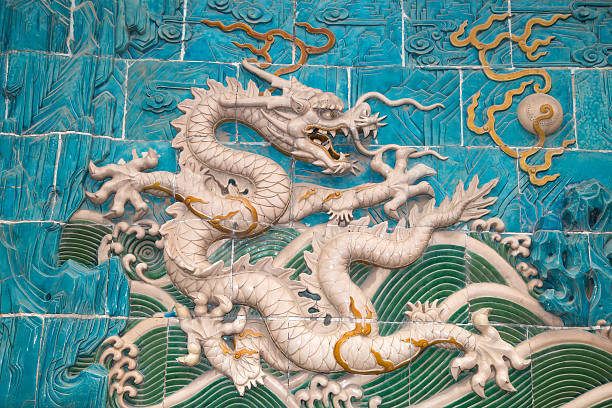 istock Nine-Dragon Wall (Jiulongbi) at Beihai park, Beijing, China 466332011