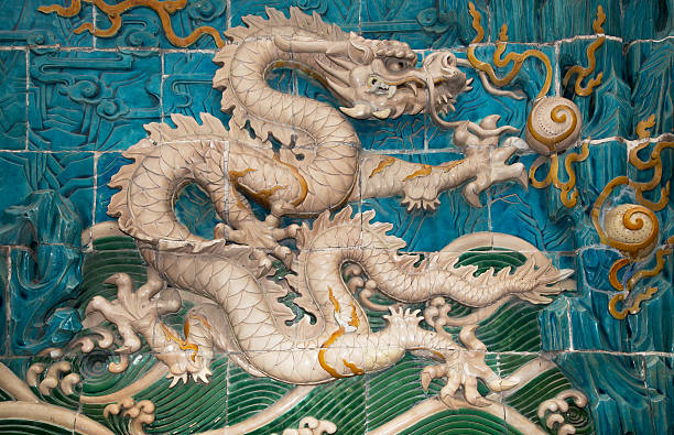 istock Nine-Dragon Wall (Jiulongbi) at Beihai park, Beijing, China 466332029