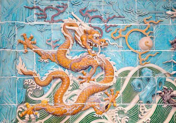 istock Nine-Dragon Wall (Jiulongbi) at Beihai park, Beijing, China 466332043