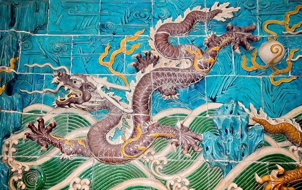 istock Nine-Dragon Wall (Jiulongbi) at Beihai park, Beijing, China 466332053