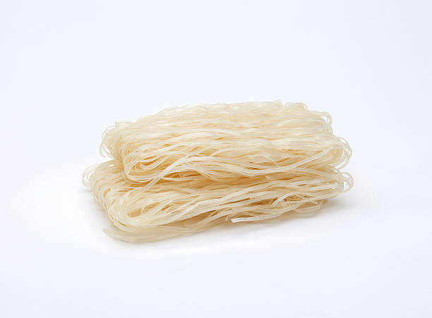 istock Instant dried noodles isolated on white 466332896