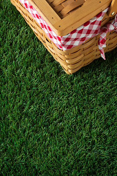 istock Basket Sitting on Green Grass 466333163