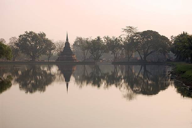 istock Ancient stupa in Sukhothai Historical Park 466334106