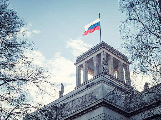 Russian Embassy stock photo