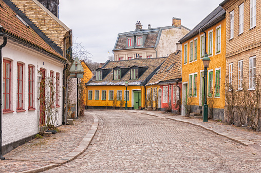 Street scene from the Swedish town of Lund.