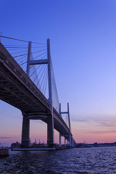 istock Yokohama Bay Bridge at dusk 466336394