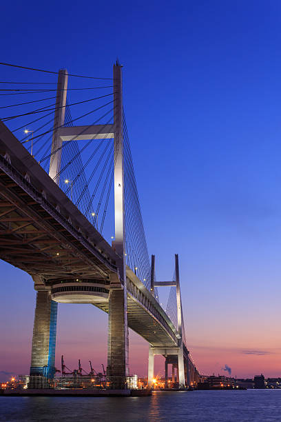 istock Yokohama Bay Bridge in the twilight 466336442