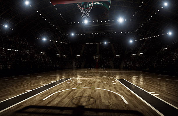 basketball arena - basketball stock-fotos und bilder