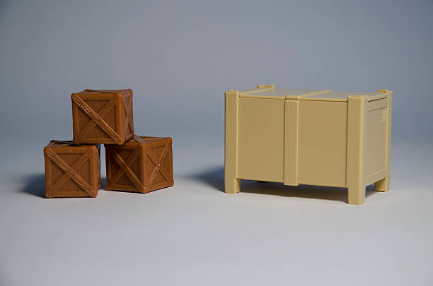 istock Toy industrial crates 466336674
