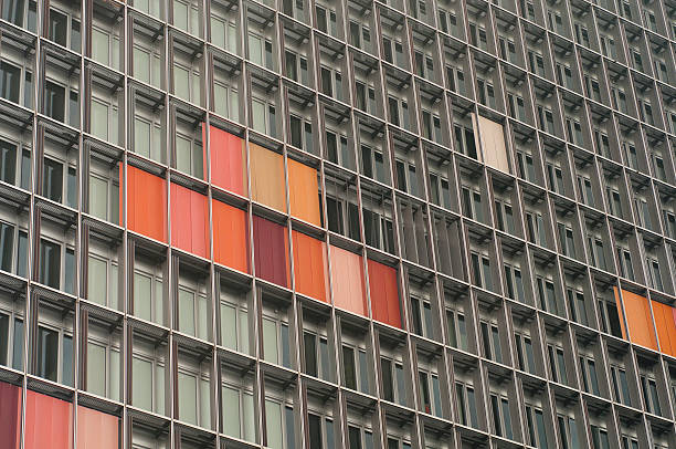 Hotel windows, Berlin, Germany http://img81.imageshack.us/img81/4115/textureqz5.jpg architecture textured effect architectural feature business stock pictures, royalty-free photos & images