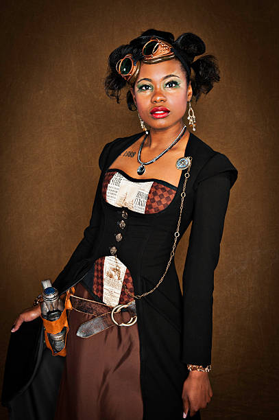 Steampunk Female stock photo