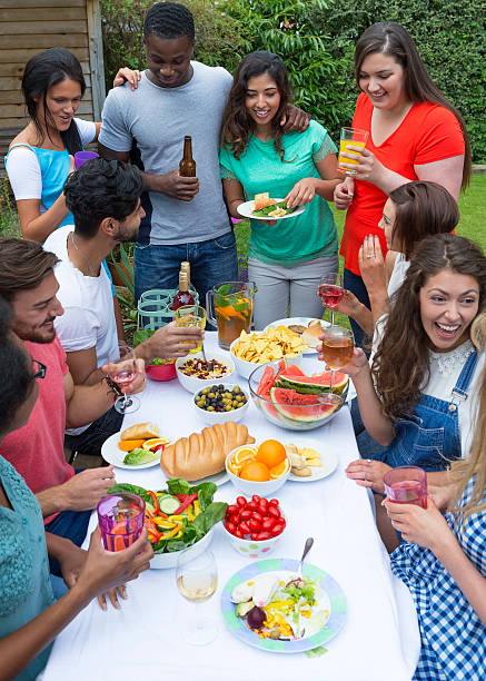 istock Group of Friends Having a Barbecue 466338764
