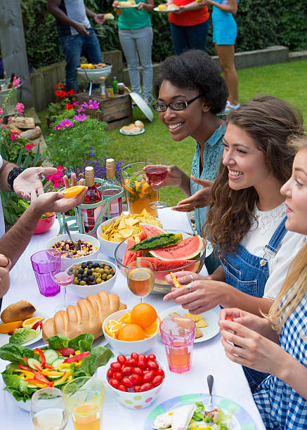 istock Group of Friends Having a Barbecue 466338878