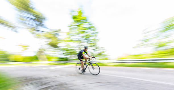 istock Cyclist on a countryroad 466339644
