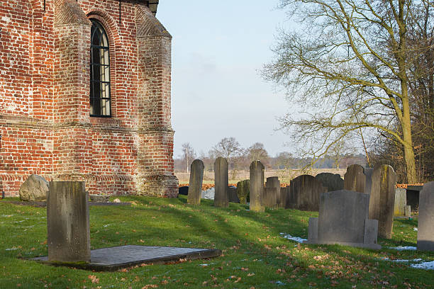 istock Cemetary at an old dutch Church 466339673