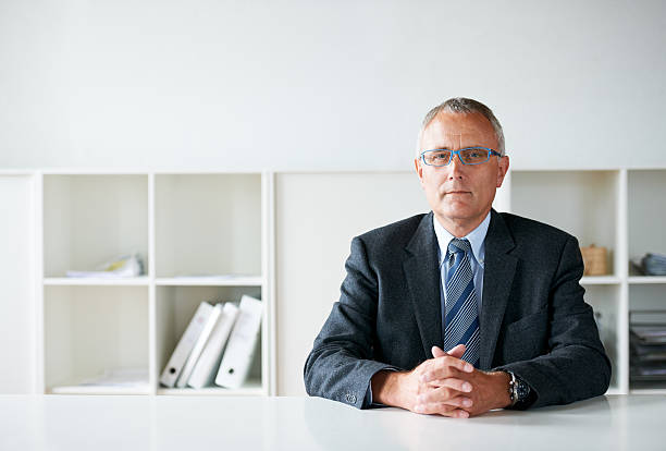 istock Stern face of the corporate world 466340764
