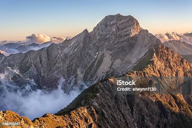 A Landscape Image Of Mt Yushan Stock Photo - Download Image Now - Taiwan, Mountain, National Park