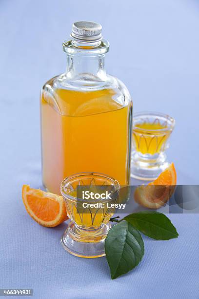 Orange Liqueur Cooked At Home Stock Photo - Download Image Now - Liqueur, Orange - Fruit, Orange Color