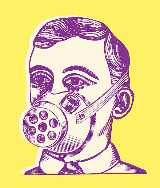 Man Wearing Mask http://csaimages.com/images/istockprofile/csa_vector_dsp.jpg gas mask stock illustrations