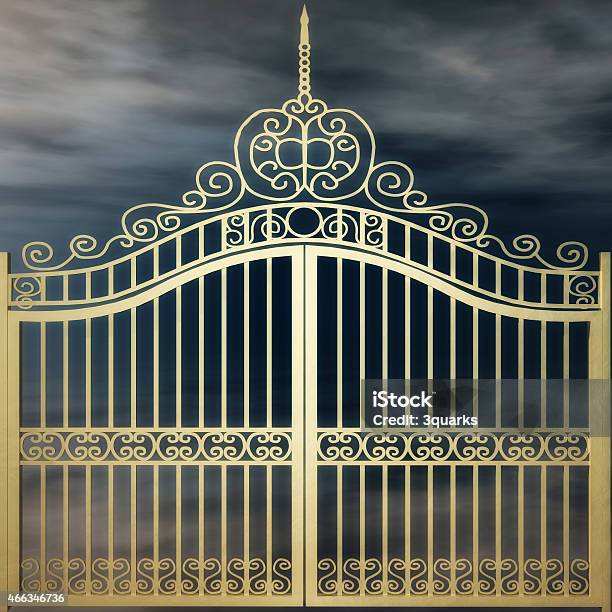 Golden Gate Stock Photo - Download Image Now - Ethereal, Gate, 2015