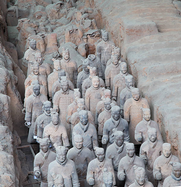 istock Qin dynasty Terracotta Army, Xian (Sian), China 466347637