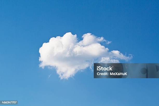 White Cloud On Blue Sky Stock Photo - Download Image Now - Cloud - Sky, One Person, One Animal