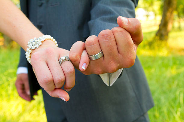 istock Pinky Swear Wedding Rings 466349163