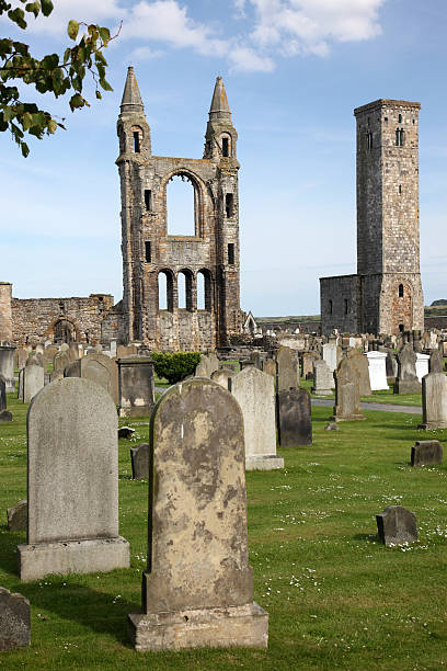 istock St Andrews cathedral grounds, Scotland, UK 466352834