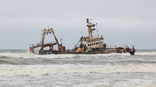 istock Zeila Shipwreck stranded on 25th August 2008 in Namibia 466353337
