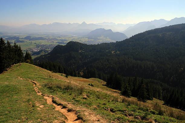 montañismo de allgäu - überblick fotografías e imágenes de stock