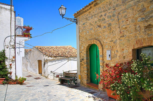 istock Alleyway. Rocca Imperiale. Calabria. Italy. 466359480