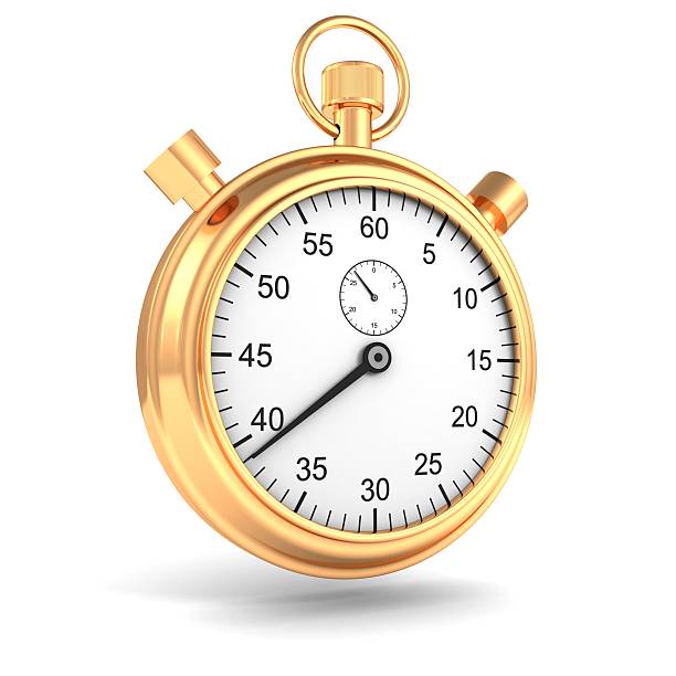 istock golden sports stopwatch on white background 466360137