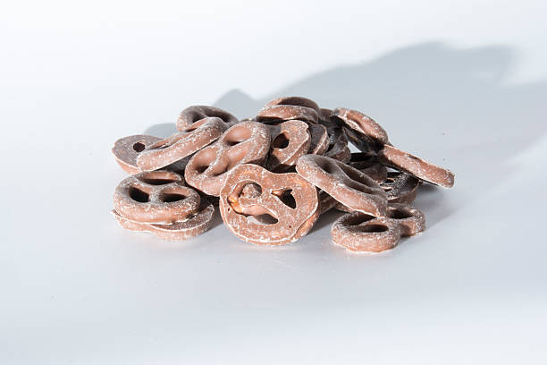 istock Pile of chocolate covered pretzles 466360647
