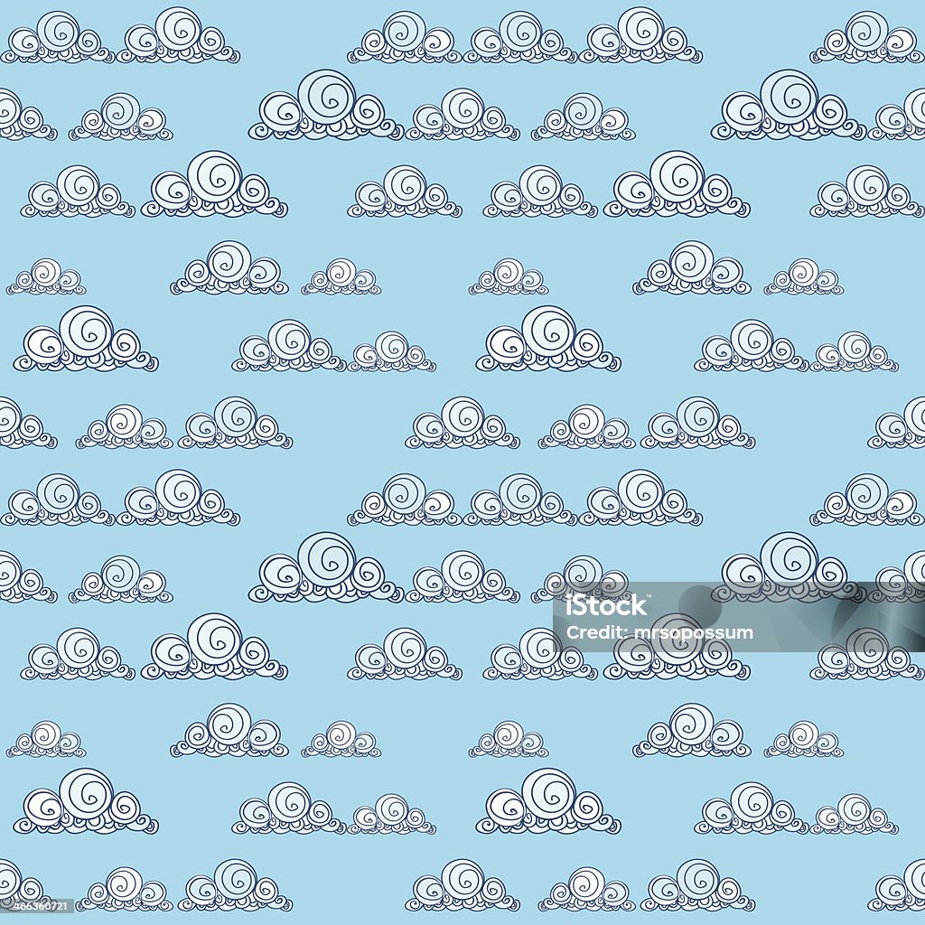 Abstract Cloud Pattern Stock Illustration - Download Image Now ...