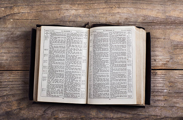 istock Bible on a wooden desk 466364702