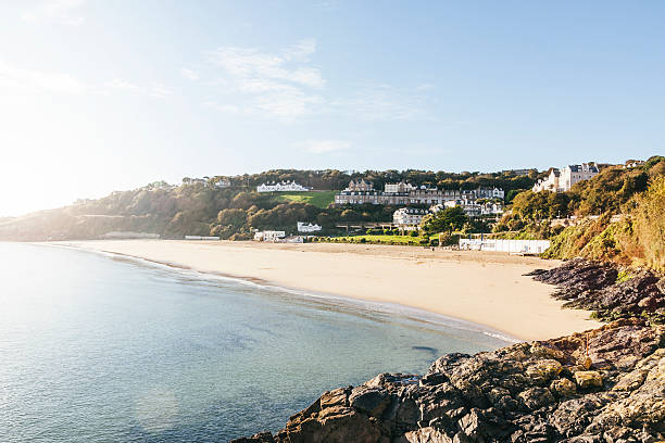 Porthminster beach In St Ives on the coast of Cornwall Porthminster Beach in St Ives, Cornwall, England st ives cornwall stock pictures, royalty-free photos & images