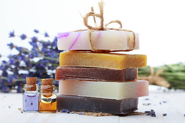 istock natural soap with lavender and essential oil 466365975