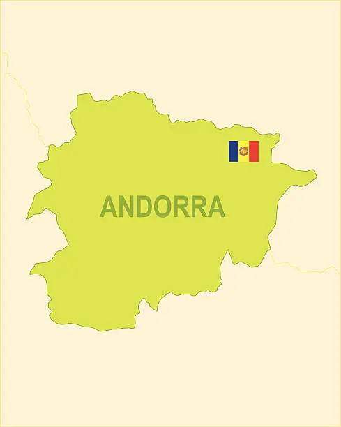 Vector illustration of Andorra
