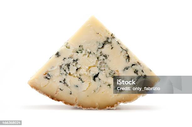 Blue Stilton Cheese Stock Photo - Download Image Now - Cheese, White Background, Cut Out