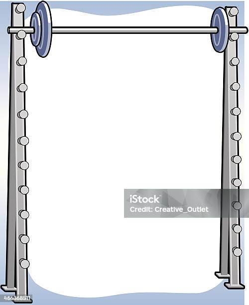 Weight Rack Vector Image Weight Rack Frame C Stock Illustration - Download Image Now ...
