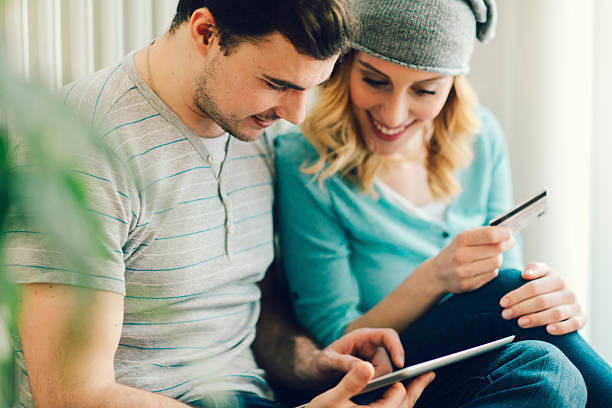 istock Couple Shopping Online WIth Tablet. 466374010